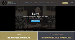 Desktop Screenshot of noblewarriors.org