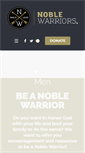 Mobile Screenshot of noblewarriors.org