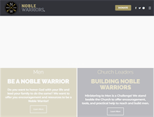 Tablet Screenshot of noblewarriors.org